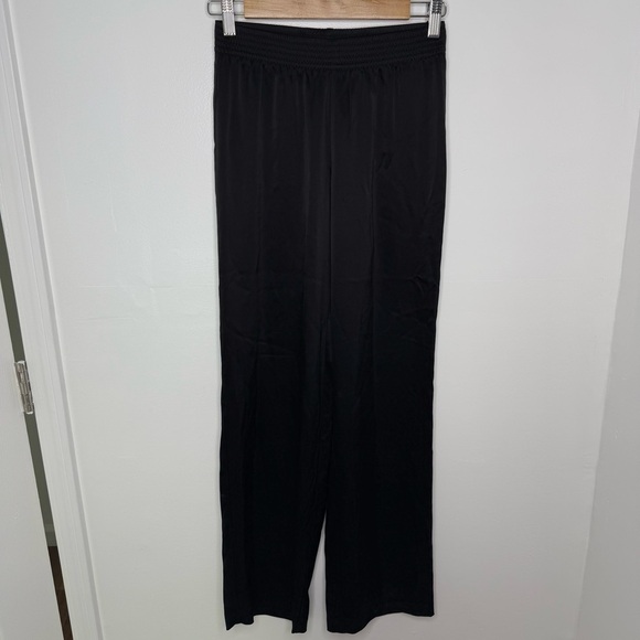 ARITZIA Babaton Black Satin Tribute Pull On Pants - Picture 2 of 7
